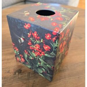 Vintage Bob's Boxes Summer Jewels/Les Didier Hummingbird Tissue Box Cover